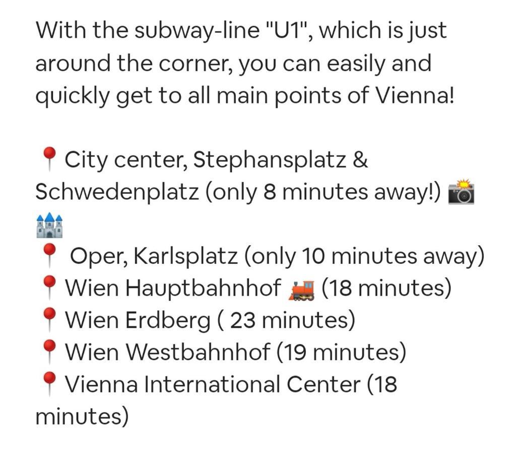Center ! 3 Stops Away From The Center Of Vienna! Kültér fotó